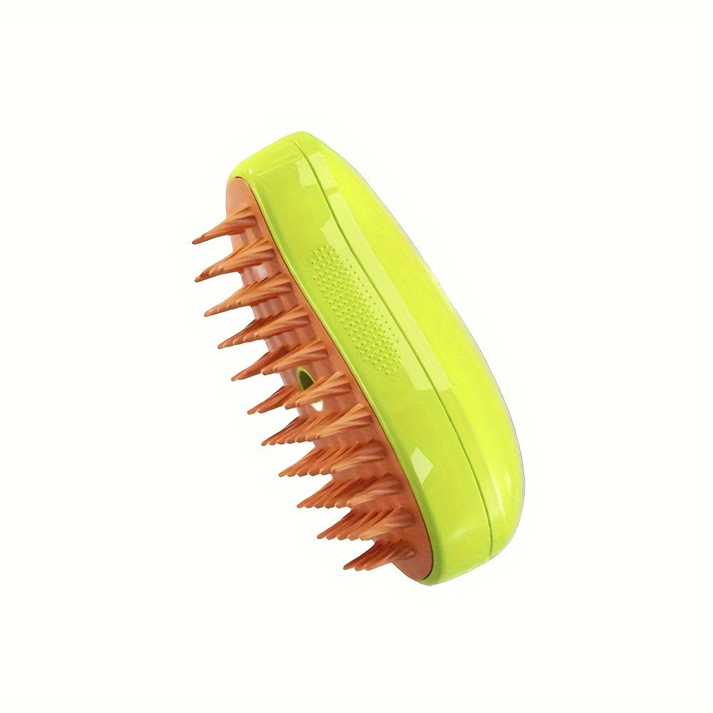 Self-Cleaning Electric Cat & Dog Grooming Comb – Steam Spray, Floating Hair Removal & Massage Brush