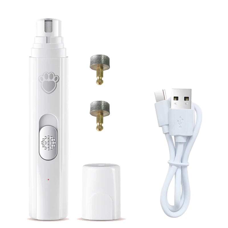 Lime à Ongles Rechargeable pour Animaux - Outil de Toilettage des Pattes Sans Douleur