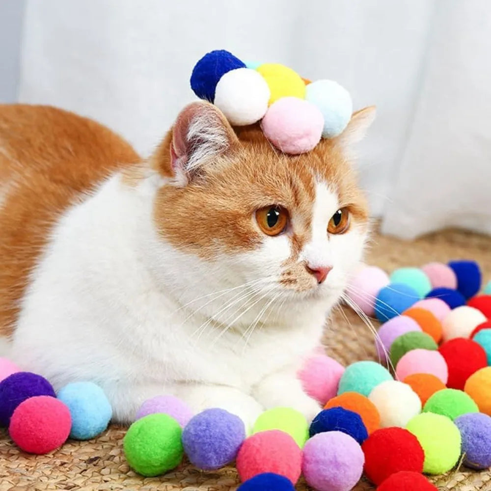 Interactive Plush Ball Launcher - Safe Indoor Cat Entertainment System