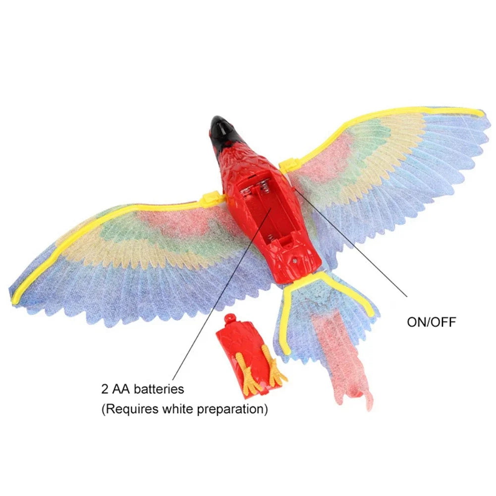 Interactive Flying Eagle Pet Toy - 360° Electronic Motion Simulation