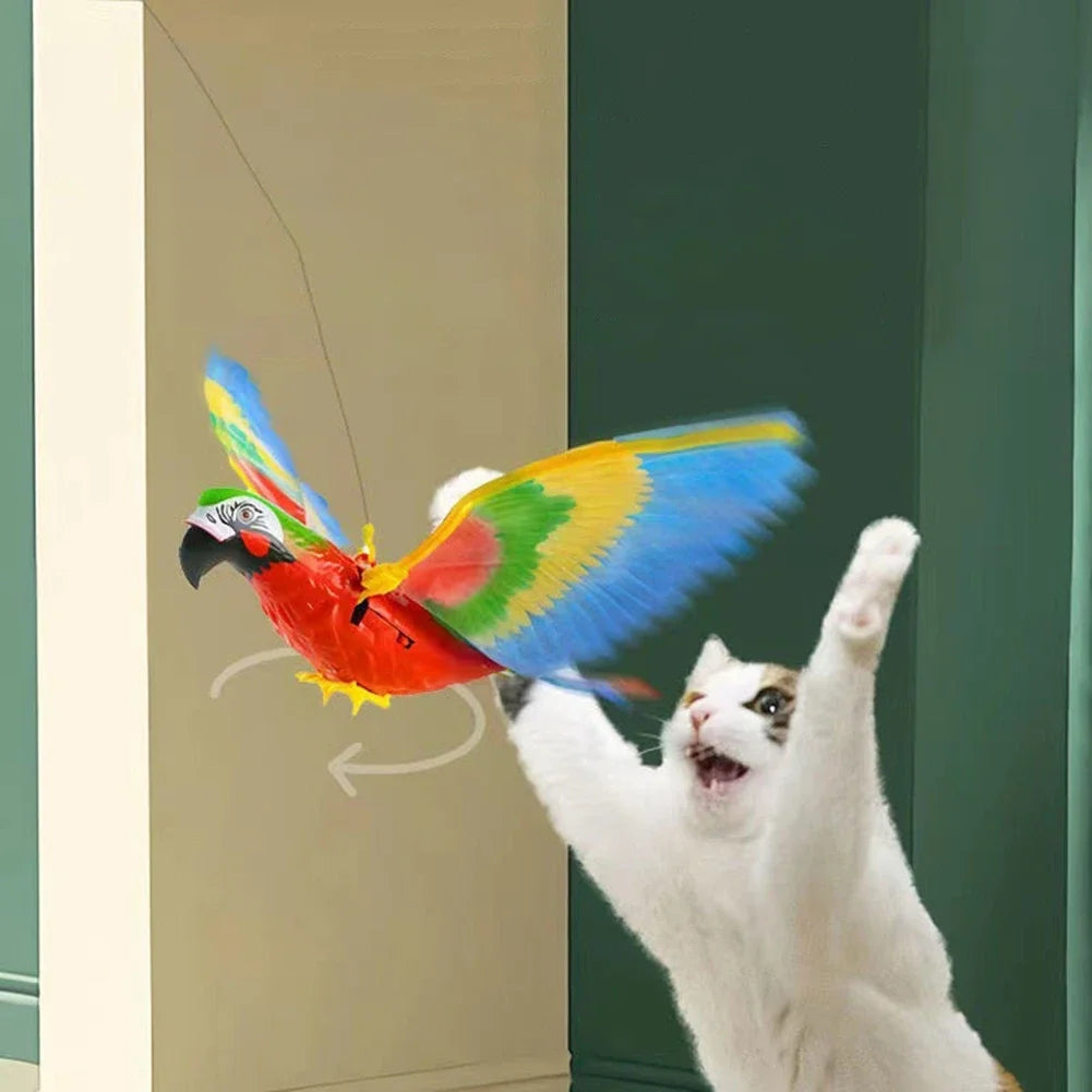 Interactive Flying Eagle Pet Toy - 360° Electronic Motion Simulation