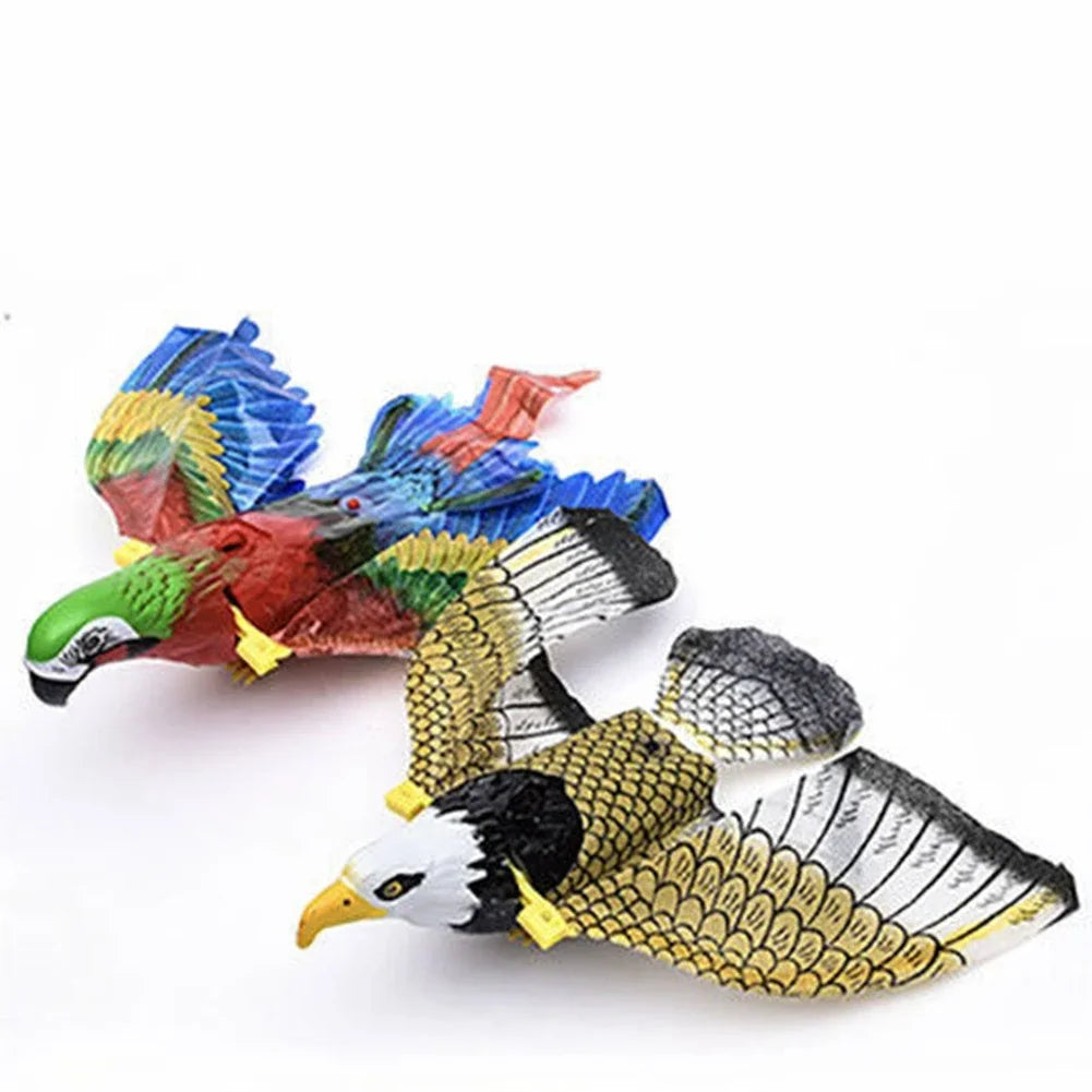 Interactive Flying Eagle Pet Toy - 360° Electronic Motion Simulation