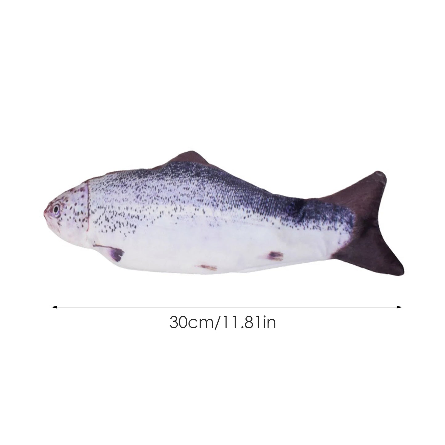 Electric Flipping Fish - USB Rechargeable Interactive Motion Cat Toy