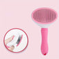 Floating Hair Removal & Cleaning Comb – Self-Cleaning Needle Brush for Cats & Dogs