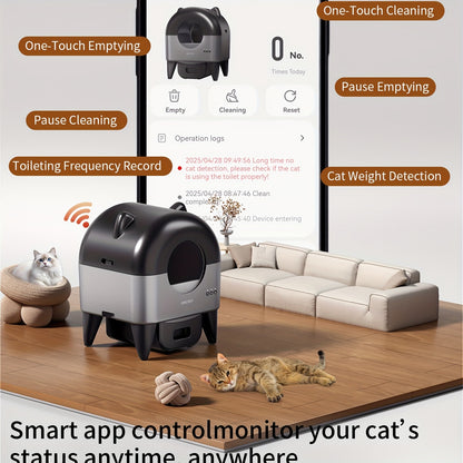 Litière Automatique Autonettoyante pour Plusieurs Chats 🐾
