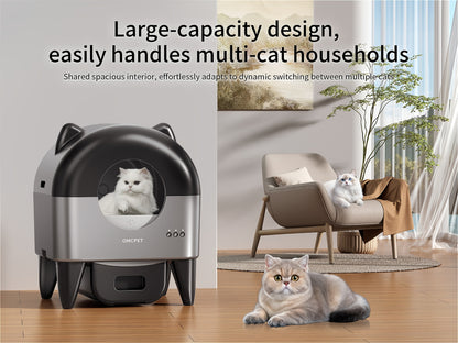 Litière Automatique Autonettoyante pour Plusieurs Chats 🐾