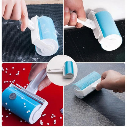 Washable Sticky Roller - Reusable Pet Hair & Dust Remover