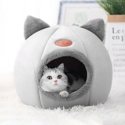 Deep Sleep Winter Pet Cave Bed - Cozy Indoor Nest