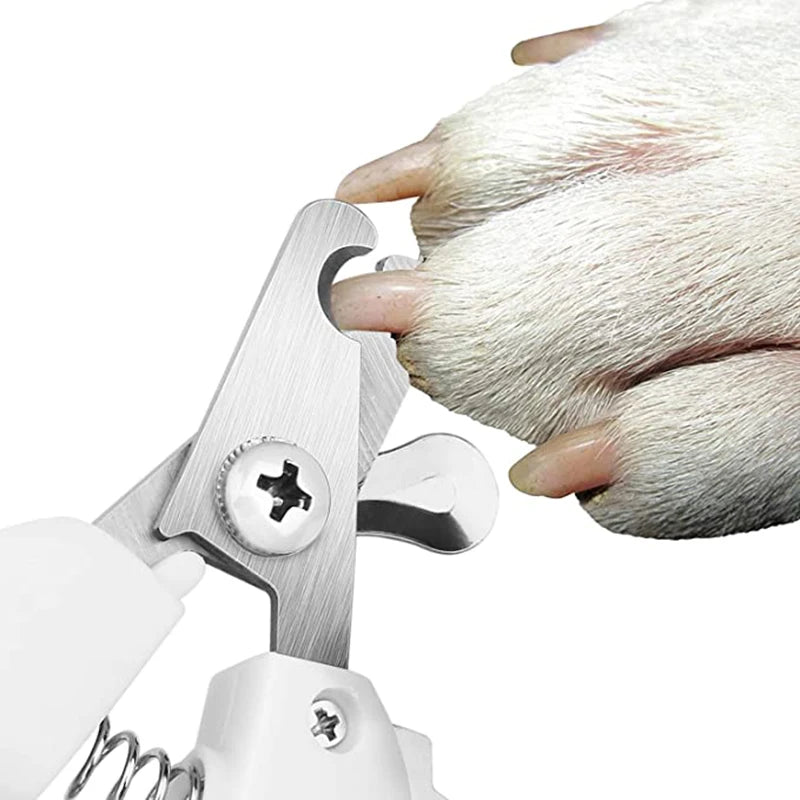 Professional Stainless Steel Pet Nail Clipper - Labor-Saving Design