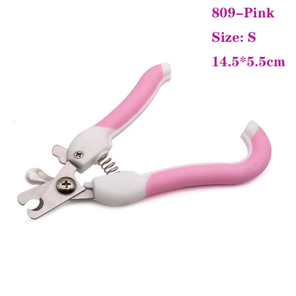 Professional Stainless Steel Pet Nail Clipper - Labor-Saving Design