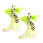 Interactive Bird Wand - Suction Cup Feather Teaser with Bell
