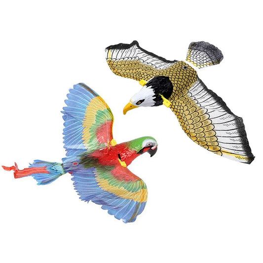 Interactive Flying Eagle Pet Toy - 360° Electronic Motion Simulation