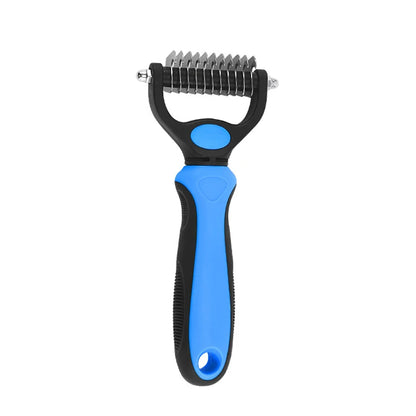 Professional Double-Action Pet Brush - Long & Short Hair Grooming Tool