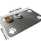 Pet Feeding Mat - Absorbent Placemat for Food and Water Bowls 🐾