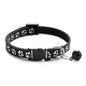 Colorful Print Pet Bell Collar - Adjustable Safety Design