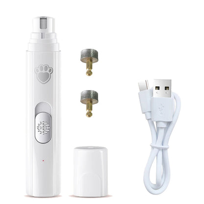 Rechargeable Pet Nail Grinder - Painless Paw Grooming Tool