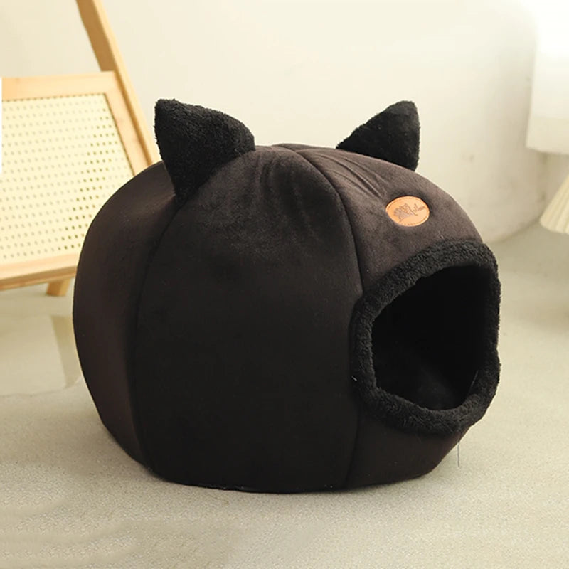 Deep Sleep Winter Pet Cave Bed - Cozy Indoor Nest
