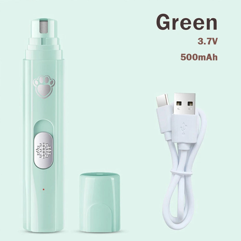 Rechargeable Pet Nail Grinder - Painless Paw Grooming Tool