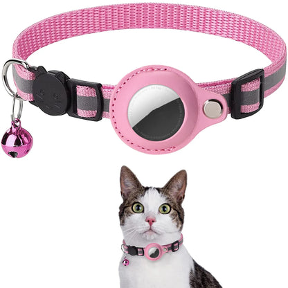 AirTag Pet Collar with Protective Case - Reflective Anti-Lost Design