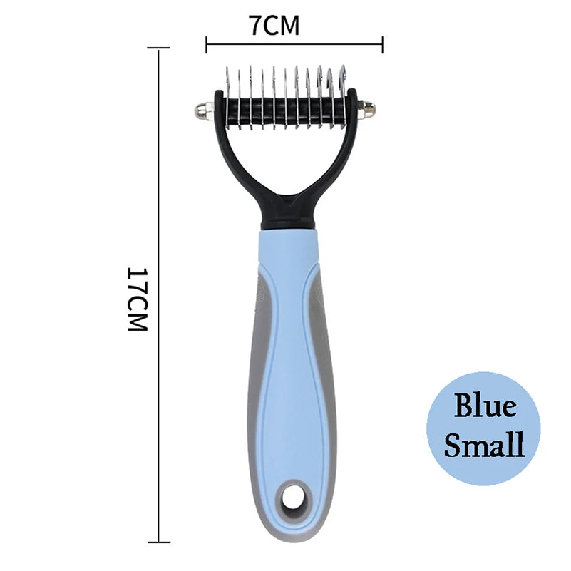 Professional Double-Action Pet Brush - Long & Short Hair Grooming Tool
