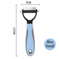 Professional Double-Action Pet Brush - Long & Short Hair Grooming Tool