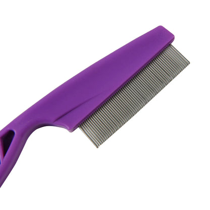 Professional Flea Detection Comb - Stainless Steel Fine-Tooth Design