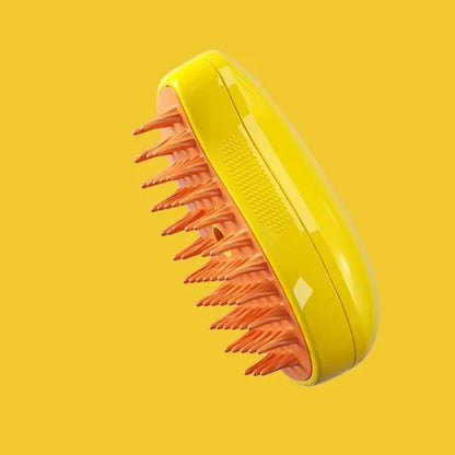 Electric Mango Pet Spray Brush - One-Touch Grooming & Massage System