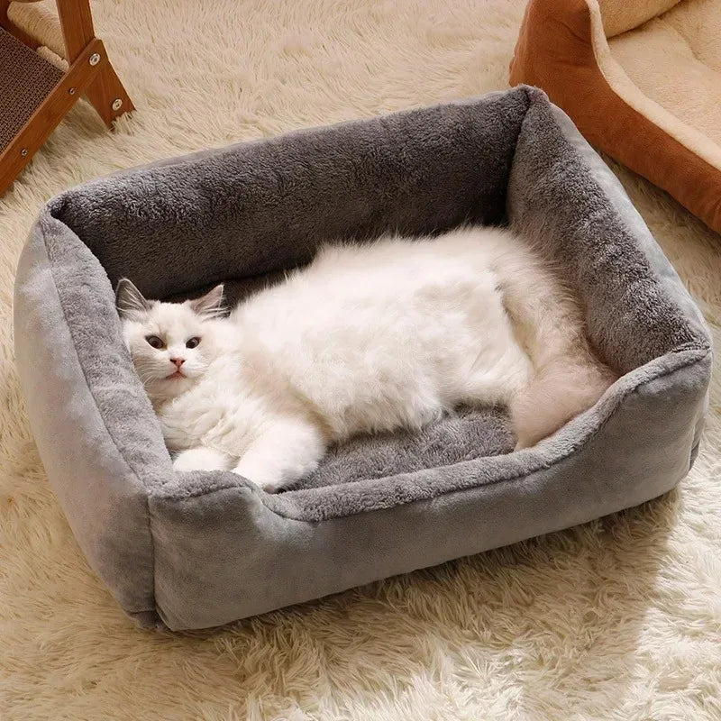 Cozy Pet Bed Basket - Premium Comfort Nest