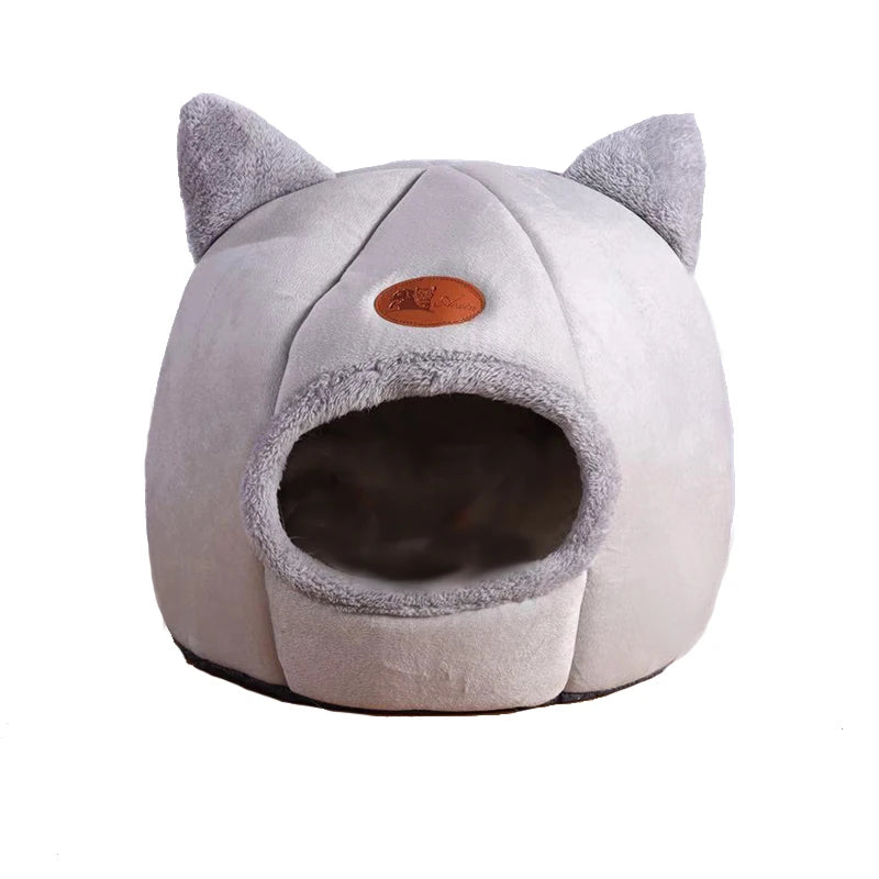 Deep Sleep Winter Pet Cave Bed - Cozy Indoor Nest