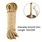 Premium Natural Sisal Rope - DIY Cat Scratching Post Material