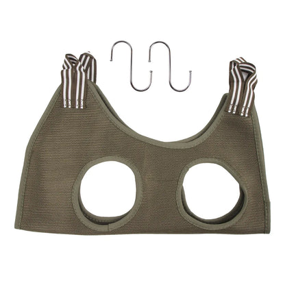 Cat Grooming Hammock - Anti-Scratch Restraint System for Safe Nail Trimming
