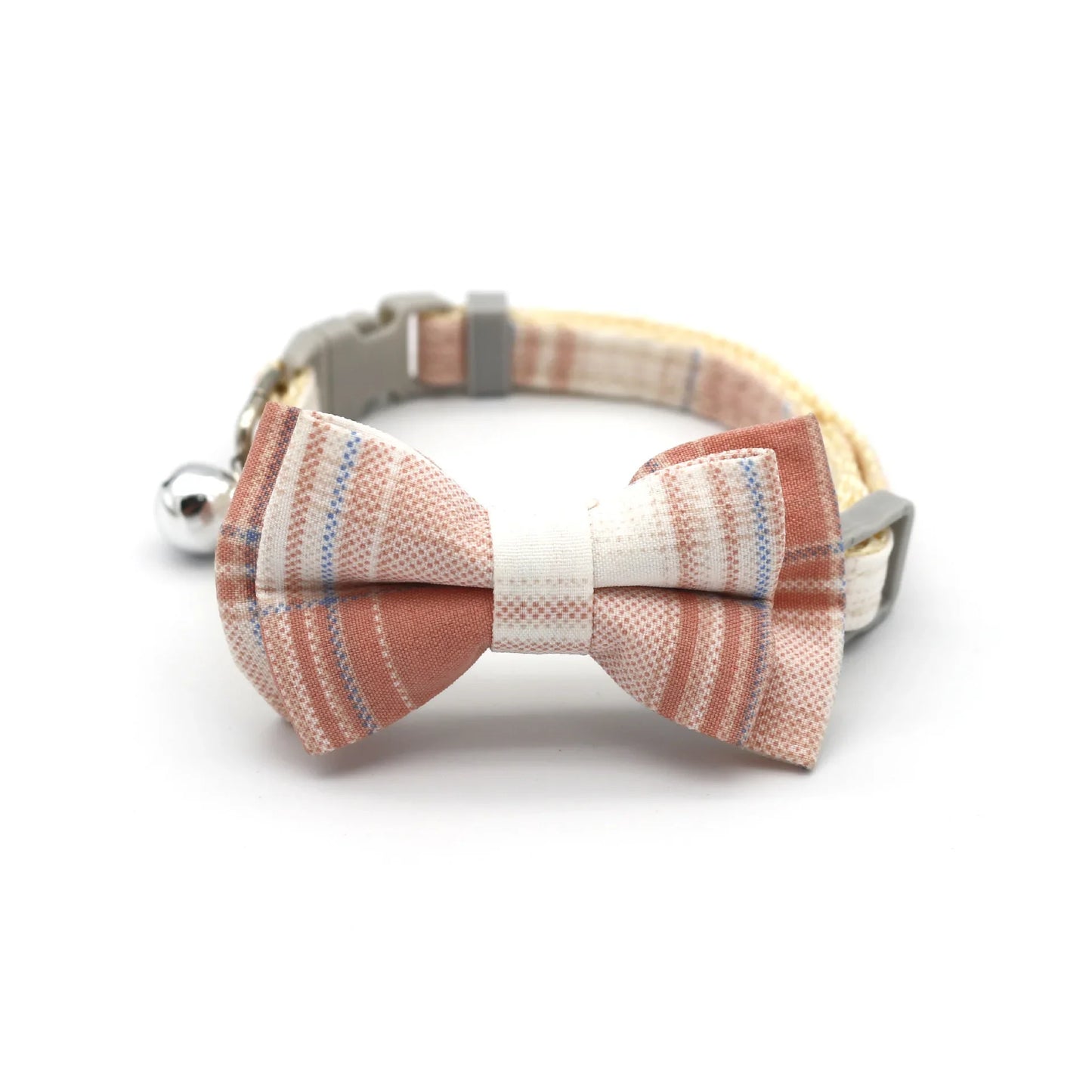 Bow & Bell Pet Collar - Cute Adjustable Design for Cats & Small Dogs
