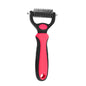 Professional Double-Action Pet Brush - Long & Short Hair Grooming Tool