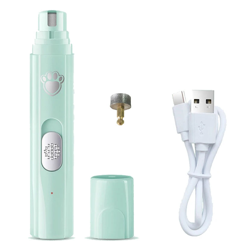 Rechargeable Pet Nail Grinder - Painless Paw Grooming Tool