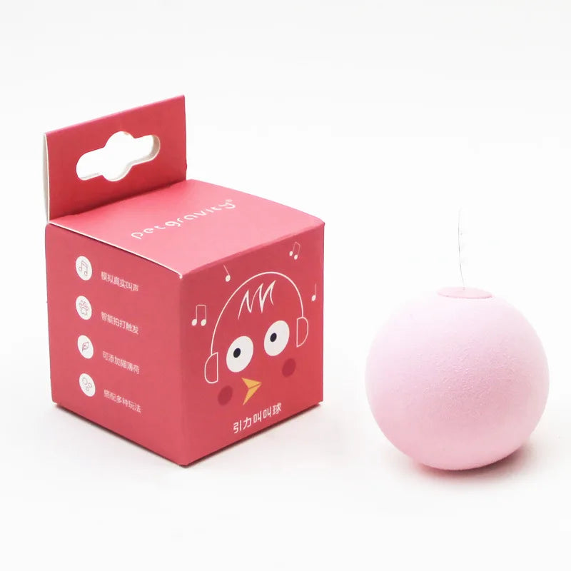 Smart Interactive Sound Ball - Electric Touch-Activated Catnip Toy