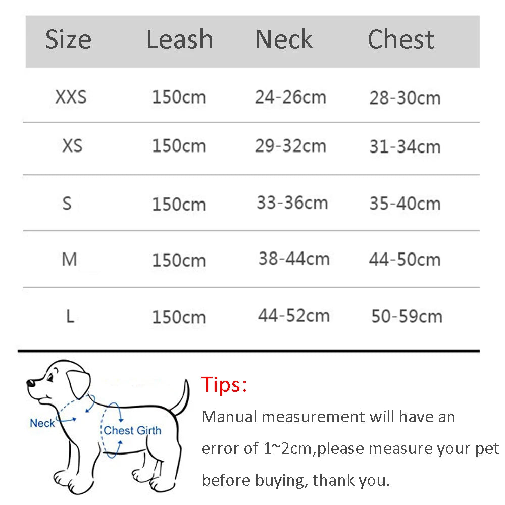 Adjustable Pet Harness & Leash Set - Safe Walking System