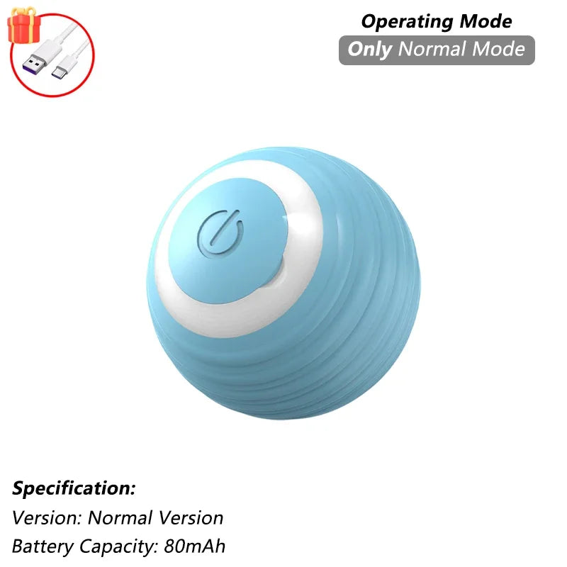 Smart Rolling Mouse Ball - USB Rechargeable Interactive Cat Toy