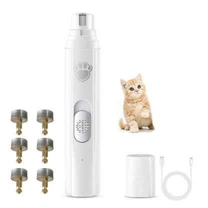 Rechargeable Pet Nail Grinder - Painless Paw Grooming Tool