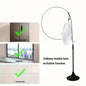 Interactive Bell & Feather Wand - Suction Cup Cat Teaser with Extended Pole