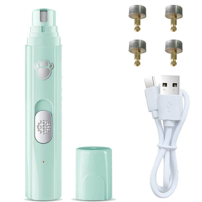 Rechargeable Pet Nail Grinder - Painless Paw Grooming Tool