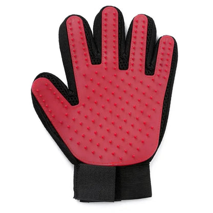 Silicone Pet Grooming Gloves - 2-in-1 Bath & Brush Solution