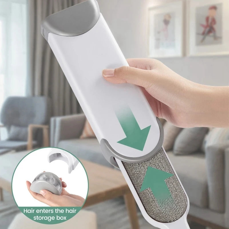 Brosse Magique Réutilisable pour Charpie et Poils - Brosse Statique Autonettoyante
