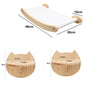 Wall-Mounted Cat Tree Platform - Wooden Climbing & Scratching System