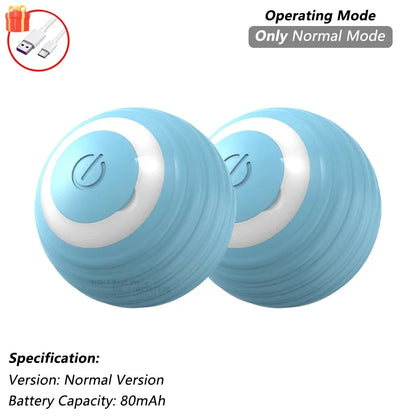 Smart Rolling Mouse Ball - USB Rechargeable Interactive Cat Toy