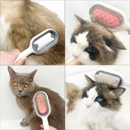 Self-Cleaning Pet Grooming Brush - Water Tank & One-Click Clean Design