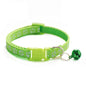 Colorful Print Pet Bell Collar - Adjustable Safety Design