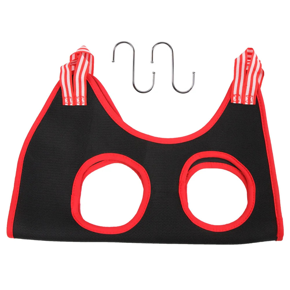 Cat Grooming Hammock - Anti-Scratch Restraint System for Safe Nail Trimming