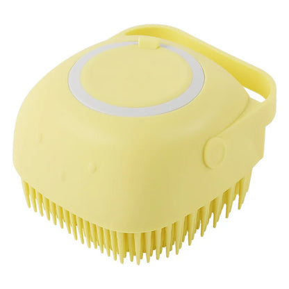 Silicone Pet Bath & Massage Glove - Built-in Shampoo Dispenser