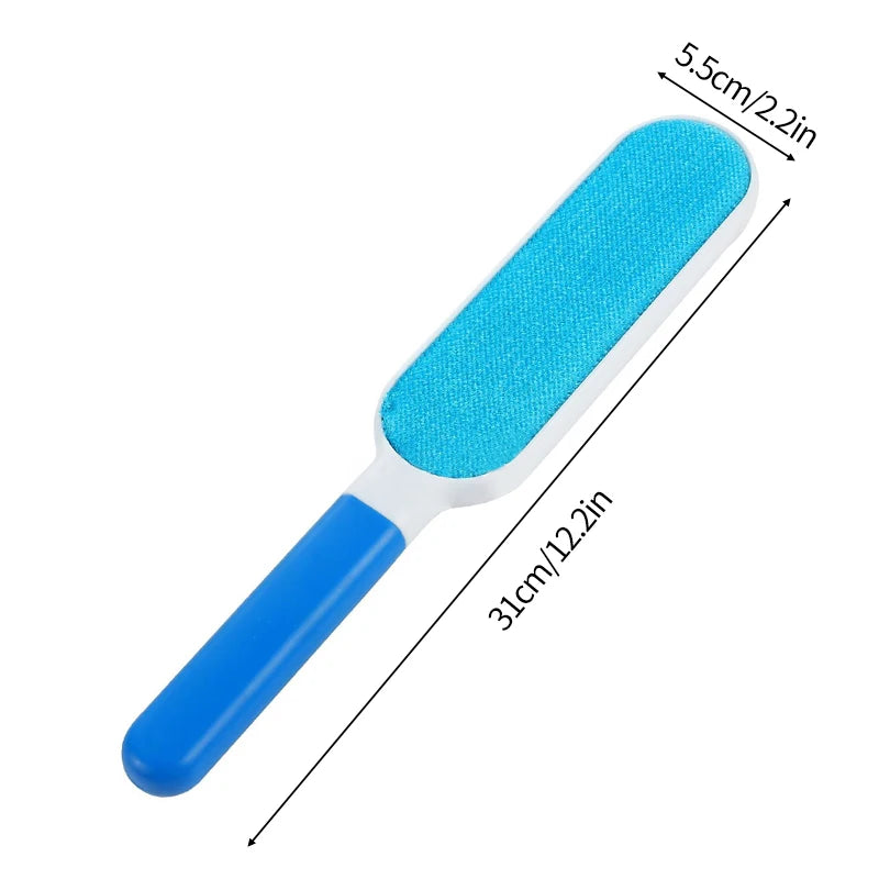 Brosse Magique Réutilisable pour Charpie et Poils - Brosse Statique Autonettoyante
