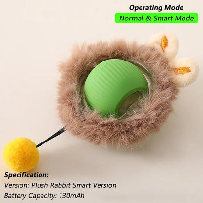 Smart Rolling Mouse Ball - USB Rechargeable Interactive Cat Toy